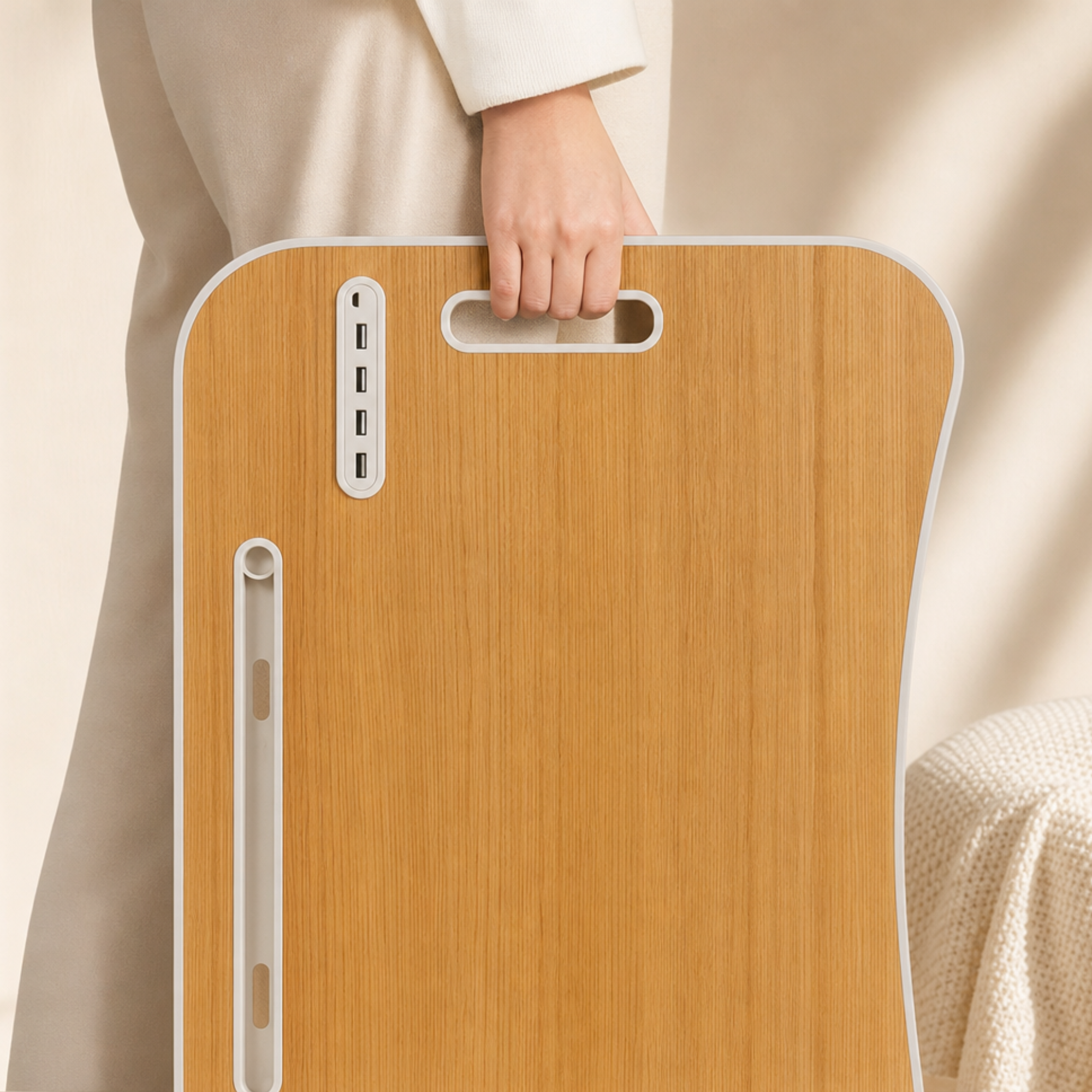 The all-in-one foldable lap desk