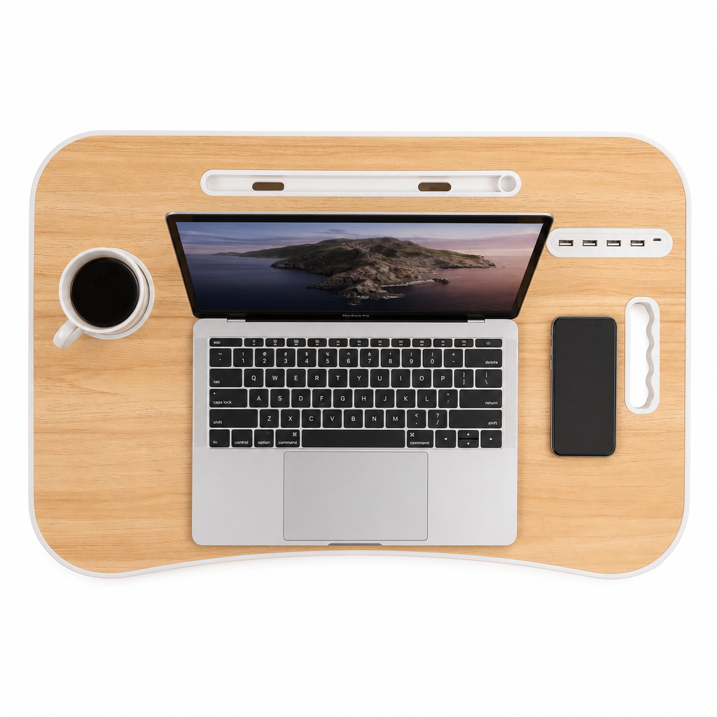 The all-in-one foldable lap desk