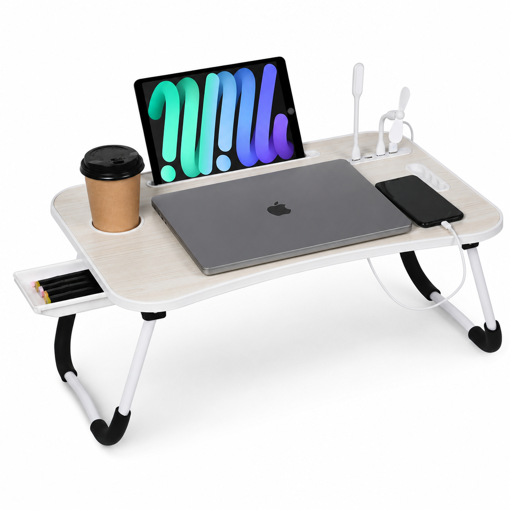 The all-in-one foldable lap desk