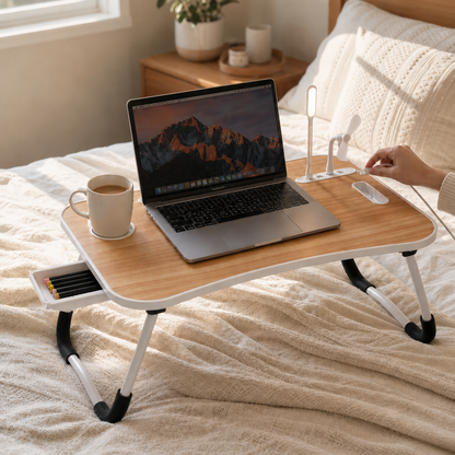 The all-in-one foldable lap desk